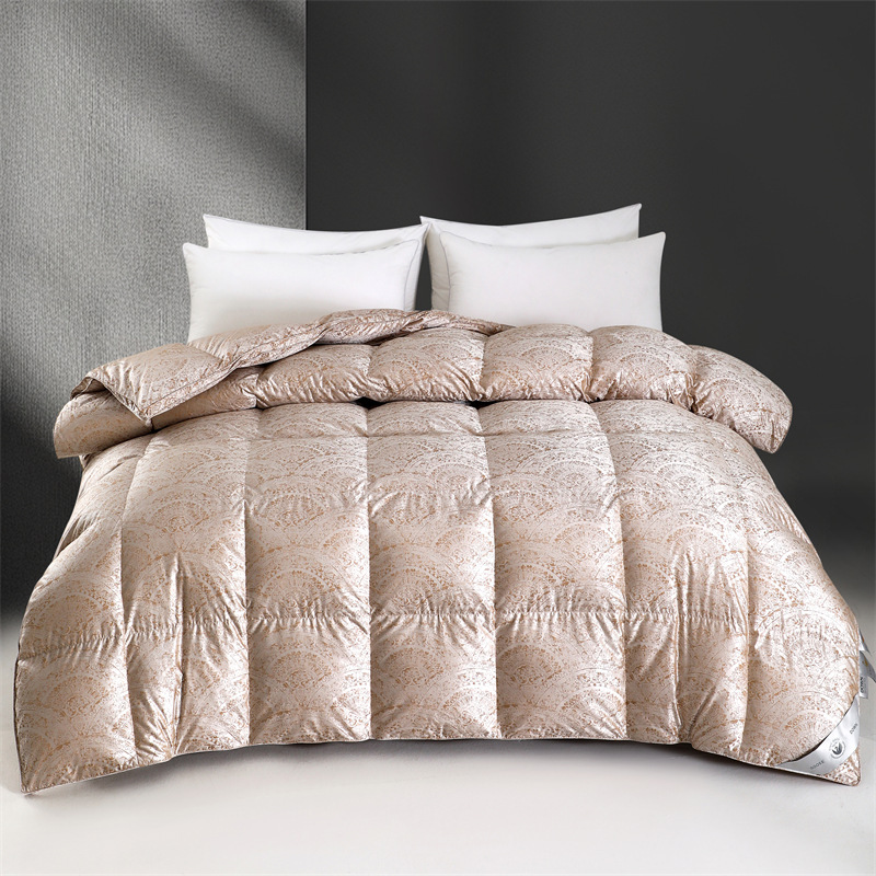 160-Count Cotton Jacquard High-Density Self-Filling Goose down Quilt Cover Classy Home down Quilt Core Cover Hotel Winter Quilt 160-Count Cotton Jacquard High-Density Self-Filling Goose down Quilt Cover Classy Home down Quilt Core Cover Hotel Winter Quilt