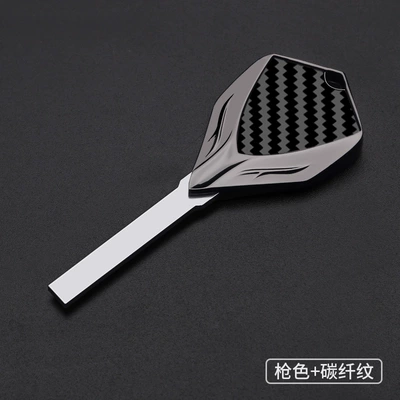 CFMOTO 250SR 450NK – Motorcycle Key - gunmetal-color-carbon-fiber-pattern-cf-250sr