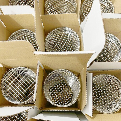 Cross-border best-selling round barbecue cage outdoor BBQ smoking cage portable campfire spring outing rotating roller