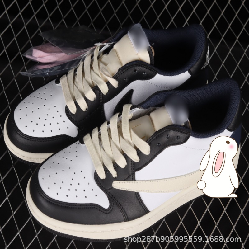 조 1 로우탑 인버티드 화이트 블랙 다크블루 테일 CQ4277-999