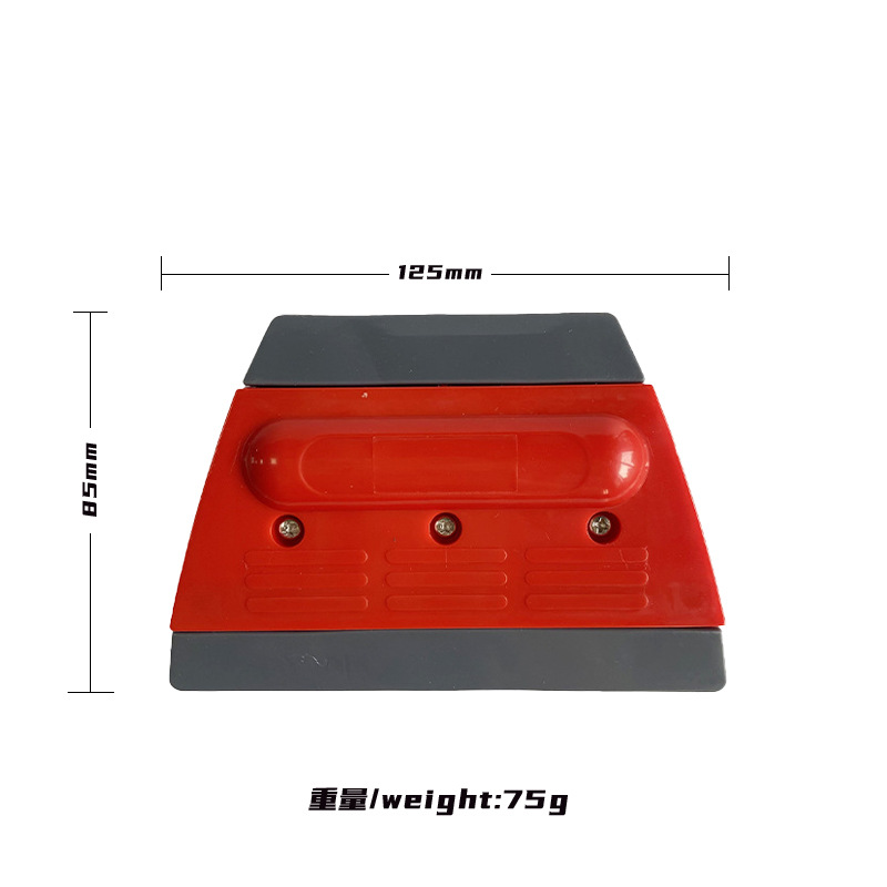 Herramientas para la aplicación de película para autos Qili en stock, raspador trapezoidal de doble color para instalación de película de cambio de color, apto para todos los modelos de autos.