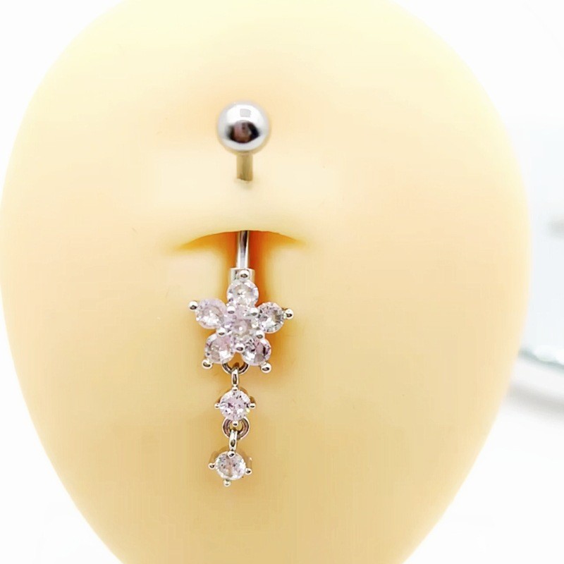 Labret piercing jewelry detail image