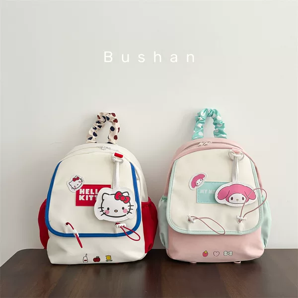 Japanese-style high-appearance cartoon children's backpack for boys and girls, fresh, sweet, and cute backpack for kindergarten