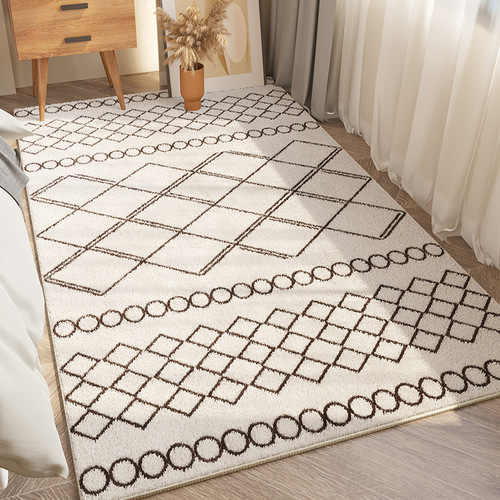 Simple Style Bedroom Bedside Carpet Thick Simple Living Room Sofa Coffee Table Runner Home Room Balcony Anti-Slip Mat