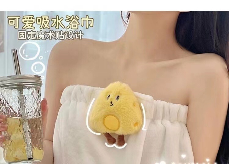Trendy Bath Towel for Women, Wearable and Wrapable, Adult Absorbent Quick-Dry Long Bath Skirt, Hair Drying Cap, Two or Three-Piece Set, High Aesthetic Value Trendy Bath Towel for Women, Wearable and Wrapable, Adult Absorbent Quick-Dry Long Bath Skirt, Hair Drying Cap, Two or Three-Piece Set, High Aesthetic Value