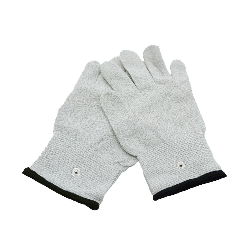 Universal massager silver fibre, gloves for hands