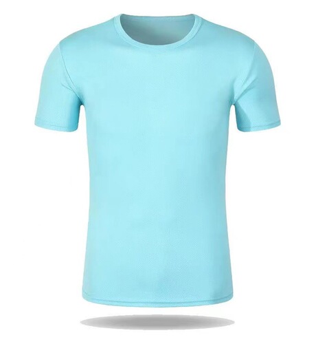 Customized summer ice silk quick-dry round neck t-shirt for advertising shirts, cultural shirts, workwear, group clothing with printed logo