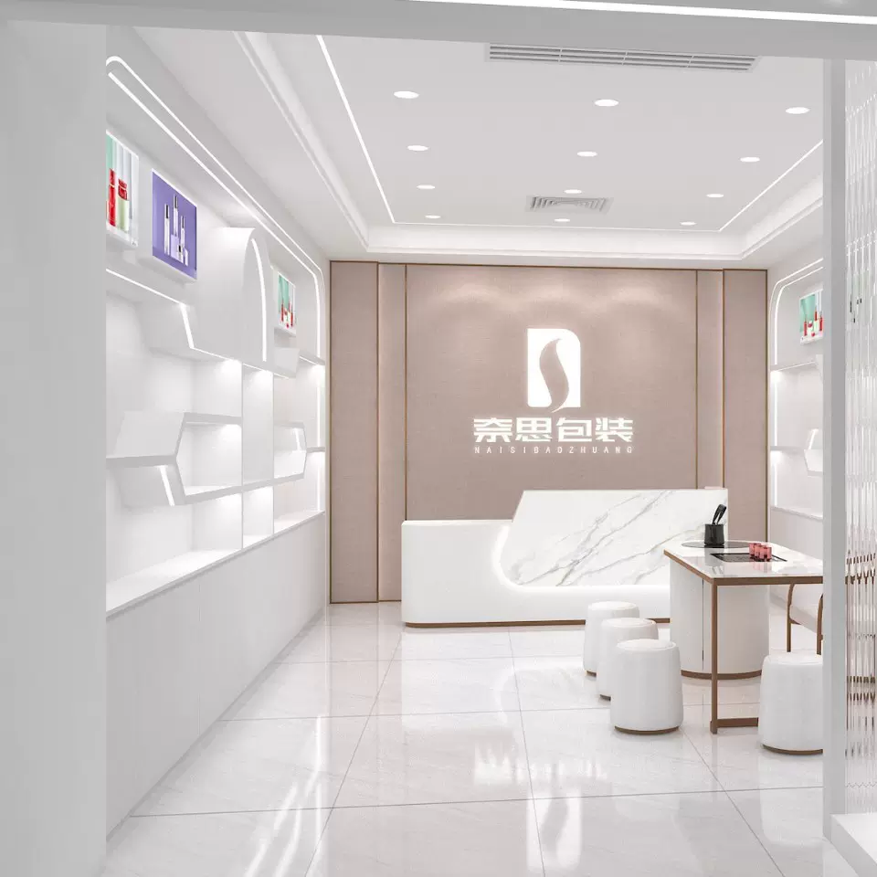 厂家定制木制烤漆展台展厅展示柜公司带灯样品陈列柜定制展示柜