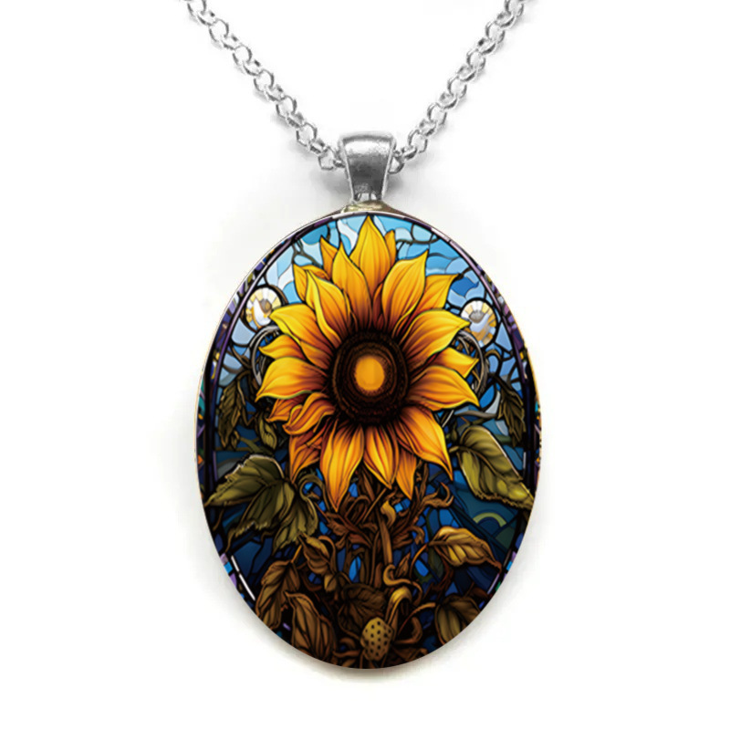 Sophisticated glass pendant