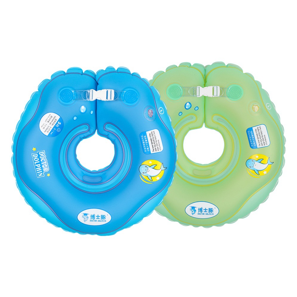 Doctor Dolphin | Bebé cuello inflable bebé natación productos auxiliares Madre y niño Museo collar recién nacido