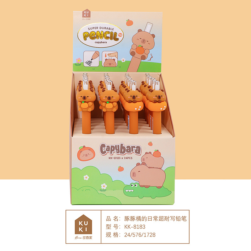 KUKI Kuki Home Eternal Pencil High Value Facial Especial para estudiantes de primaria de primer grado no necesita afilar creatividad panda