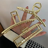 Big metal crab pin, hairgrip, shark, advanced hairpins, 14cm, South Korea, high-quality style