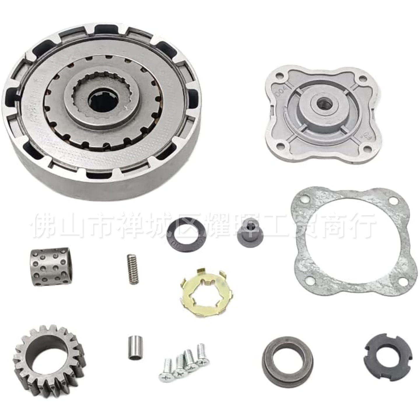 Zongshen Lifan Curved Beam Beach Motorcycle Dy100 Manual Semi-Automatic Clutch Assembly 17/18t 125Cc