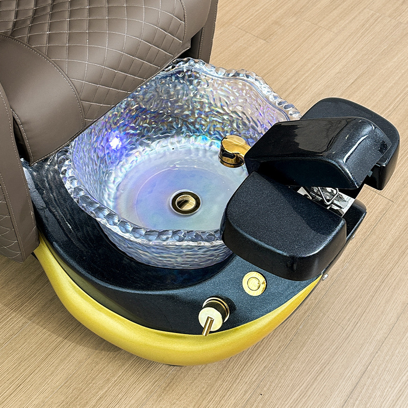 Nuevo lujo eléctrico de espalda mano masaje pedoterapia silla de baño de pies silla de manicurecería multifuncional silla de baño de pies salón