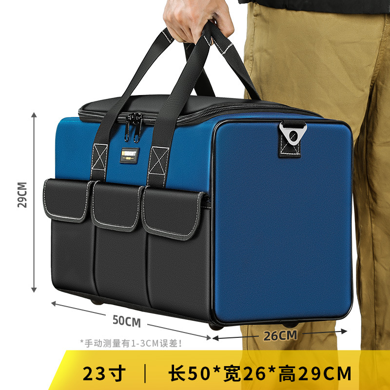 Kit de herramientas especial para electricistas de Changshengke, lona resistente al desgaste gruesa y multifuncional bolsa de herramientas de almacenamiento de hardware