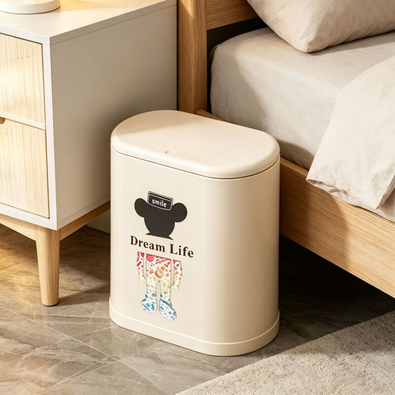 Narrow-Slit Trash Can 2026 New Model for Home Use, Large Capacity for Kitchen, Living Room, and Bathroom, Specifically Designed for Tight Spaces