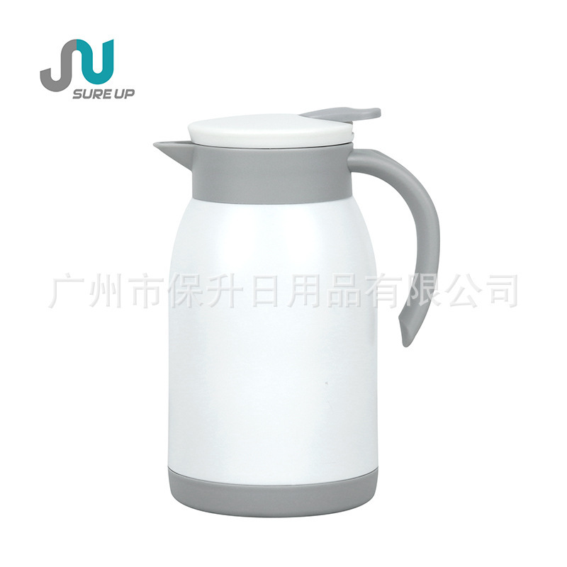 Stainless Steel Coffee Thermos Pot with Double-Layer Insulation, Lever Button, Wide Mouth, Easy to Clean, Anti-Tip Base Stainless Steel Coffee Thermos Pot with Double-Layer Insulation, Lever Button, Wide Mouth, Easy to Clean, Anti-Tip Base