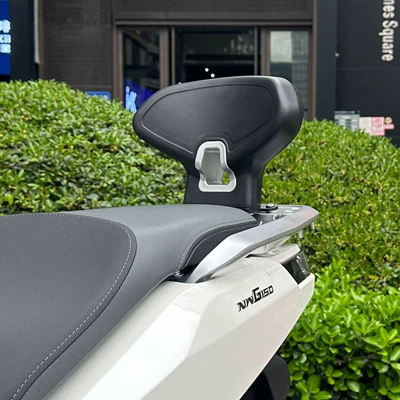 Motorcycle bumper modified motorcycle accessories anti-fall guard - black-gv-comfortable-backrest