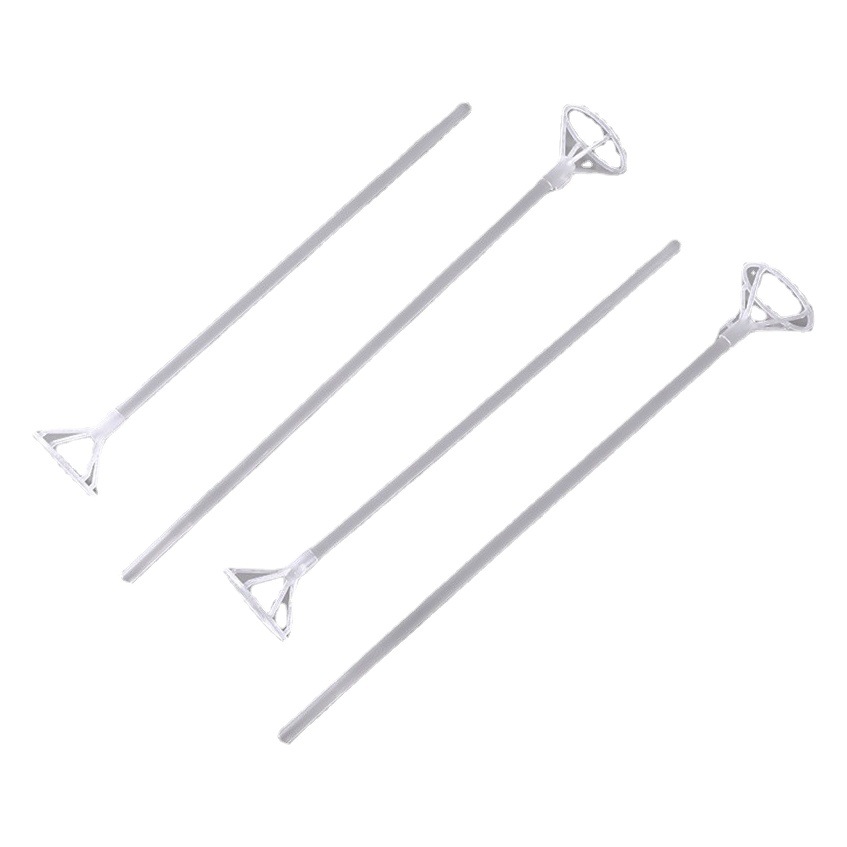 Cross-border exclusive wave ball pole sand White Transparent thick rod triangle four-corner tray factory direct sales of various specifications