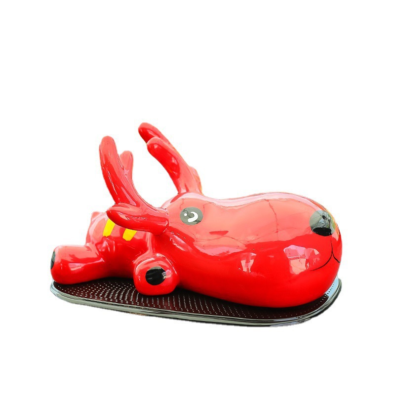Pequeños adornos de coche de celebridades de Internet, dibujos animados creativos, cervo de cerámica lindo, consola central de coche, productos de decoración de globos de confesión