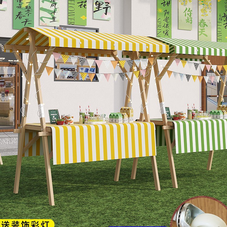 集市摊位展示架摆摊野餐路边摊桌子展示台网红夜市户外促销地摊车