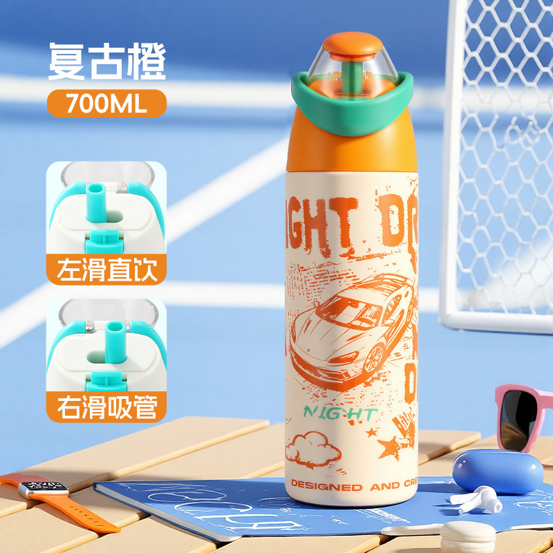 2026 nueva taza de agua deportiva doble bebida taza de paja de comercio exterior taza de agua portátil taza de viaje taza de agua al aire libre