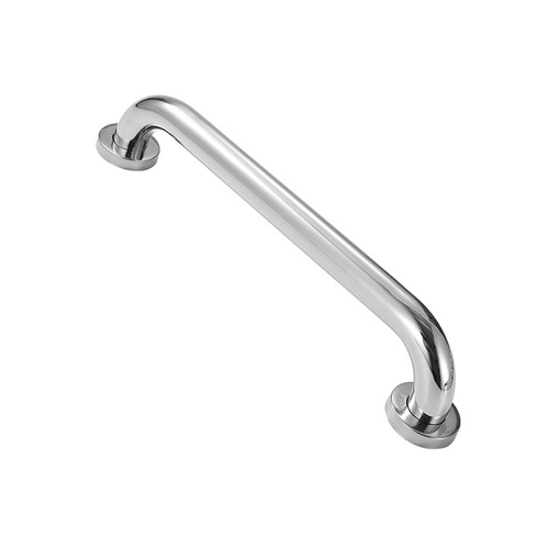 Accessible bathroom grab bars, modern minimalist stainless steel anti-slip safety handles for elderly toilet seats