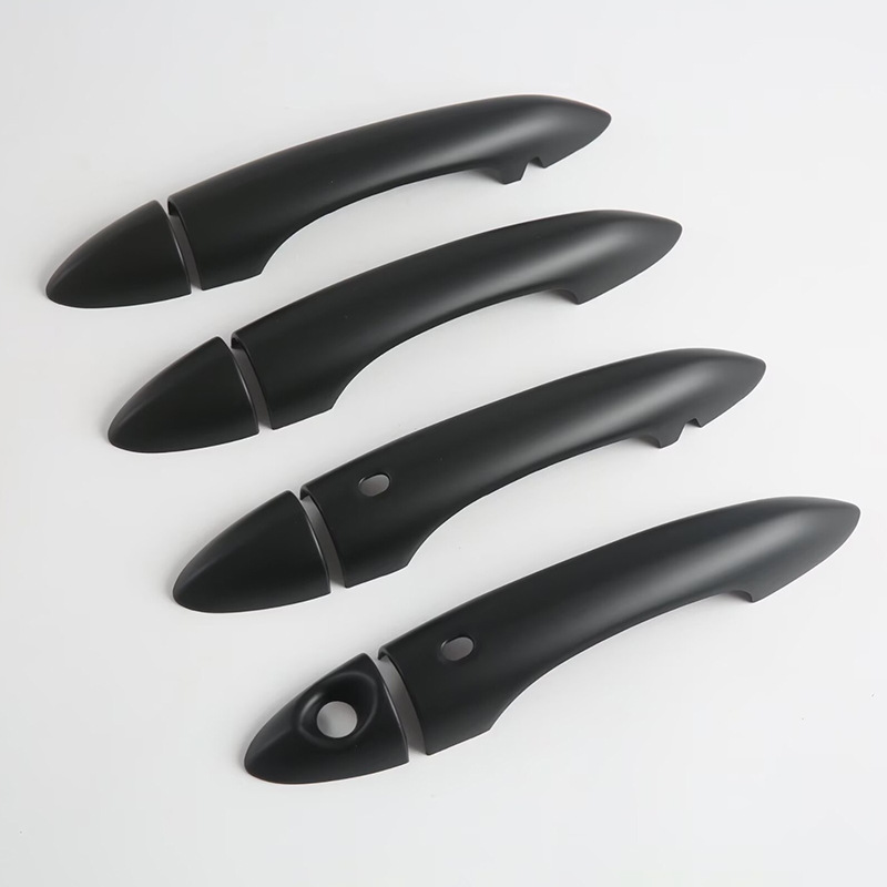 Suitable for Alfa Romeo Door Handle Exterior Car Decoration Accessories in Glossy Black Electroplating