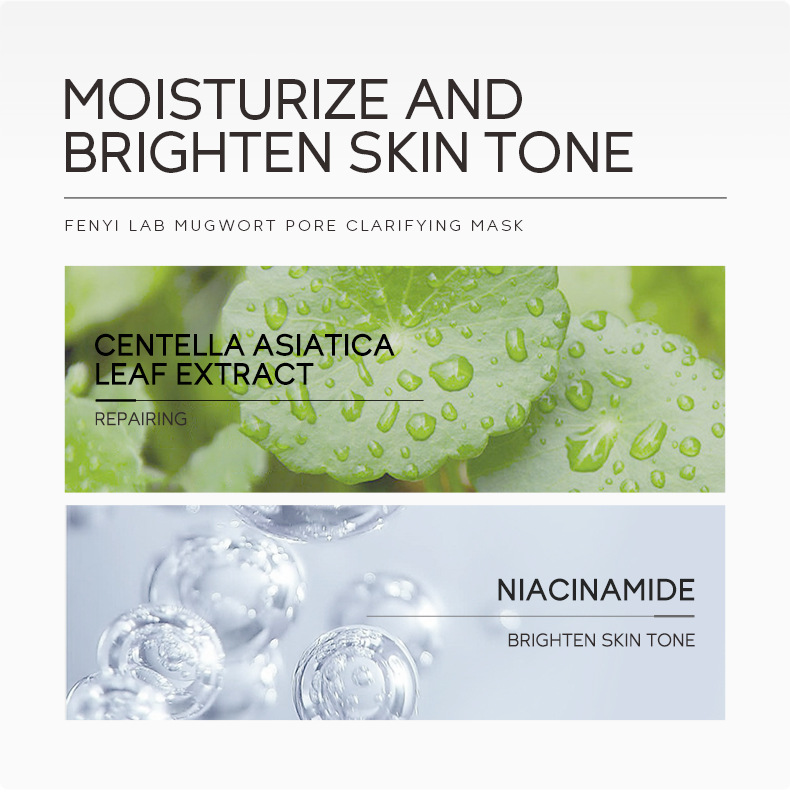 Cross-border FENYI LAB Fenyi Mugwort Mud Mask 8g Facial Cleansing Mask Mud Application Hydrating and Moisturizing Wholesale undefined