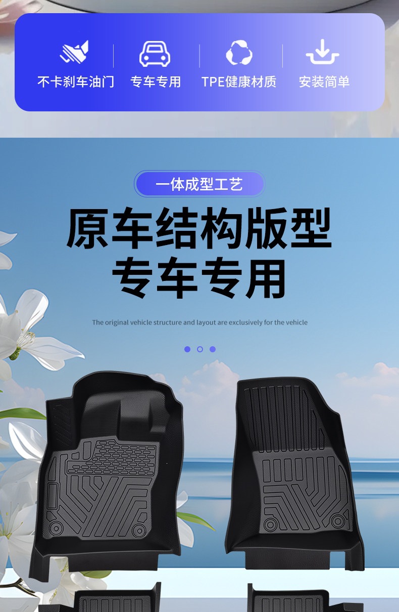 tpe car floor mats for Roewe RX5, RX3, Roewe I5/I6/Ei5, Roewe 350/360/550, Roewe D5, XD7, D6