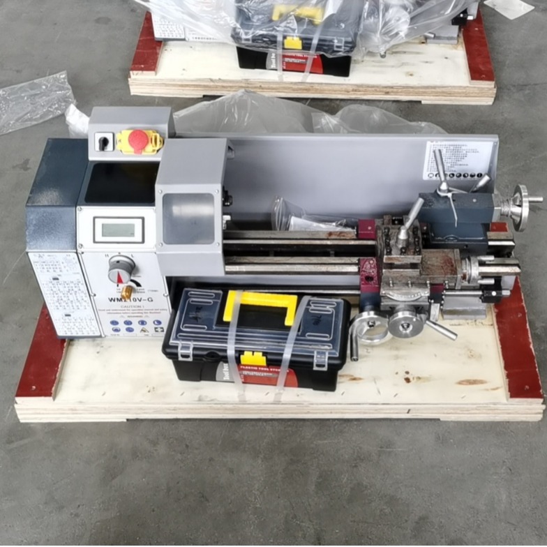 供应小型金属齿轮台式车床 精星无级调速数显180小型车床