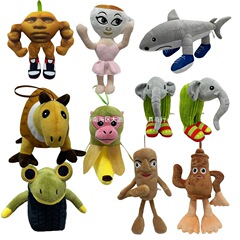 国境を越えた売れ筋のタングタンサハールとトララロサメのアメリカの山と海の経典フィギュア周辺ぬいぐるみ
