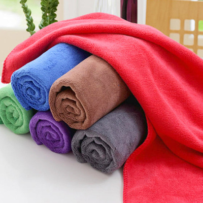 超细纤维擦车巾 吸水洗车毛巾加厚磨毛绒车用家政清洁毛巾 批发|ru