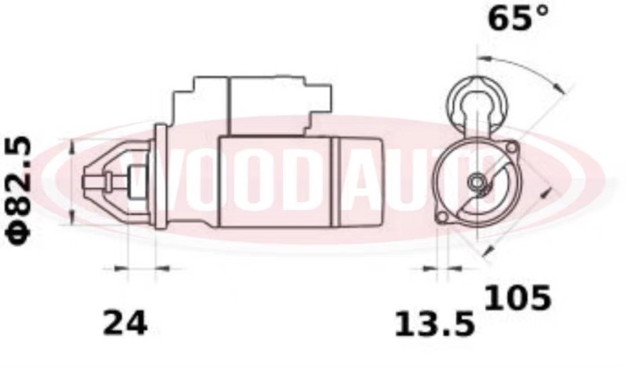 ISKRA starter motor AZJ3109 starter motor 11130402 starter motor 12v Free Shipping
