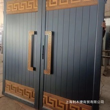 烤漆大门农村大铁门对开门双开门进户门自建房大门中式复古