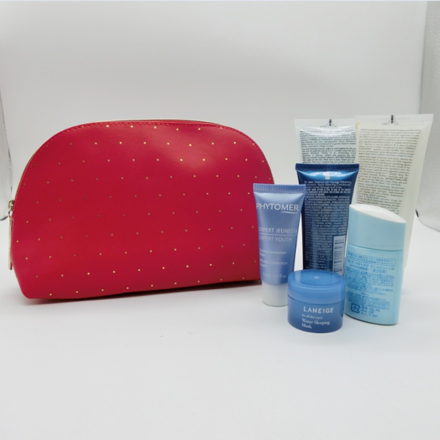 ��ԲPU��ױ������Ůʿ���ɻ�ױ������Ƥ�ﻯױ����������ױ��