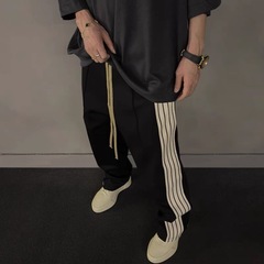 メインラインFOG CRAZY FEAR OF GODアメリカ式ファッションブランドの男性のストレートなカジュアルなスポーツの広い足のズボン