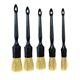 New Hot Selling Plastic Round Brush Beauty Details Brush Gap Brush Car Wash Cleaning Small Brush Car Wash Brush 5pcs suit