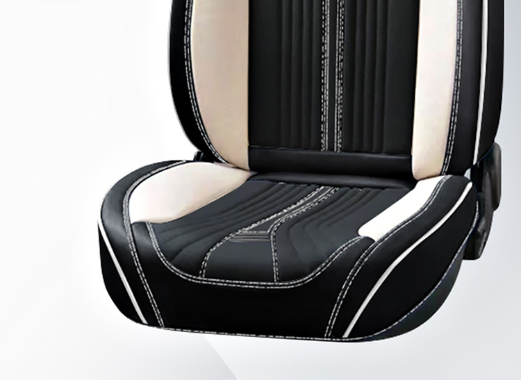Suitable for Car Seat Covers, Universal for All Seasons, Full Coverage Seat Covers for Front and Rear Rows, Nappa Leather Car Seat Cushions