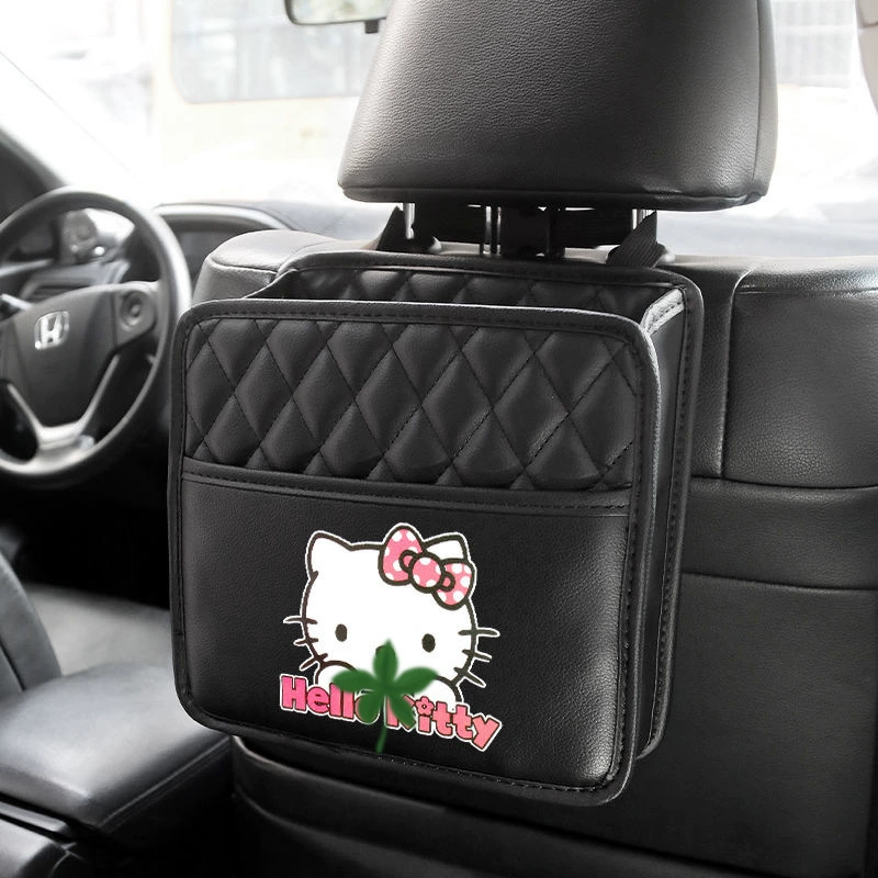 Сумка для хранения автокресла детская мультяшная многофункциональная подвесная сумка стул спинка Автомобильное Мусорное ведро товары для салона автомобиля