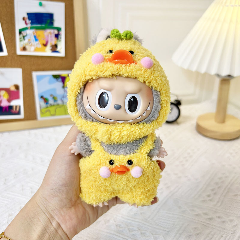 Traje de pato amarillo de terciopelo Yunduo