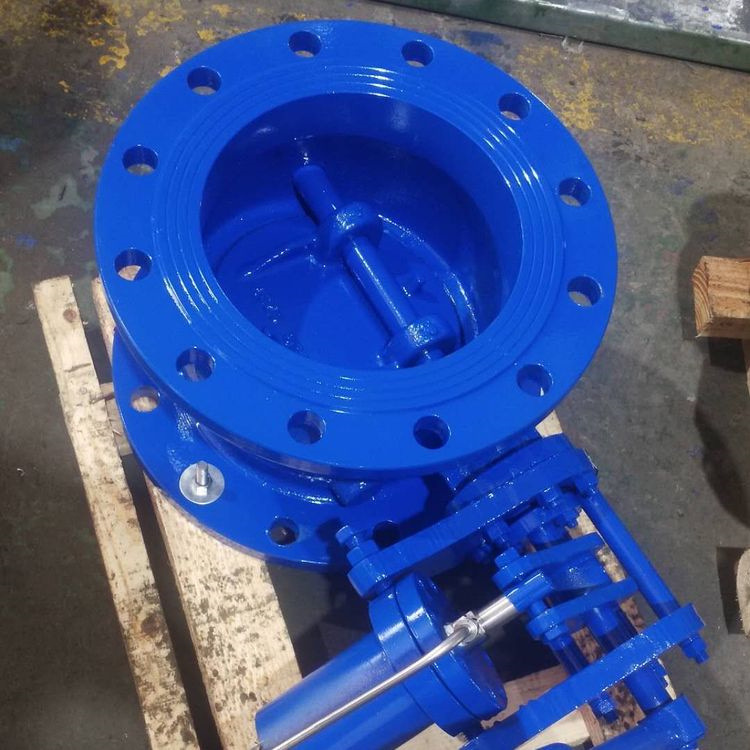 蝶式缓冲不锈钢止回阀 HH47X-16P DN1000 缓闭斜座式止回阀 HH47X
