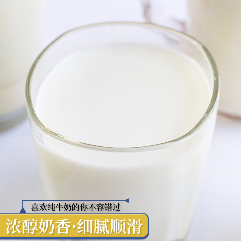 Whole milk pure milk 1L*12 box full box commercial breakfast coffee latte art milk tea shop special 1 liter milk wholesale