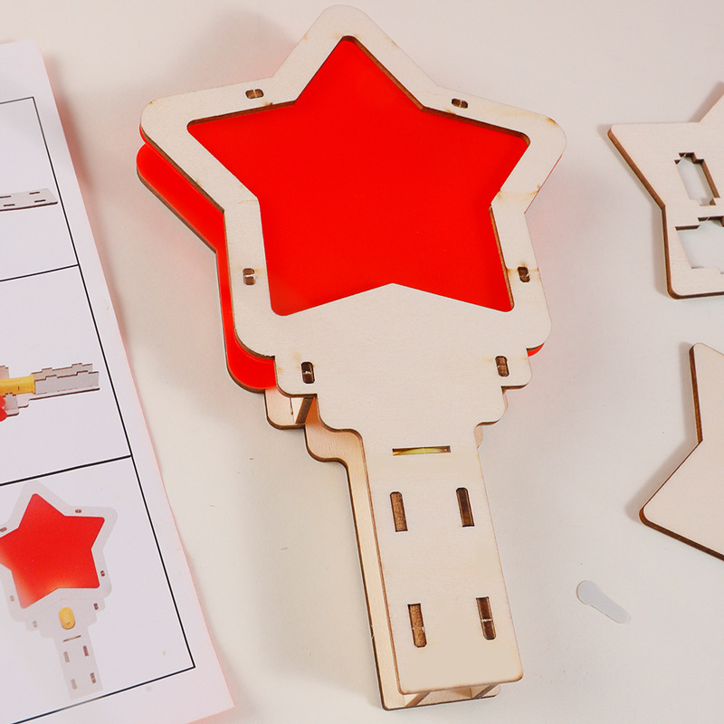 国庆节手工红色团建儿童幼儿园运动会爱国主题diy火炬制作材料包|undefined