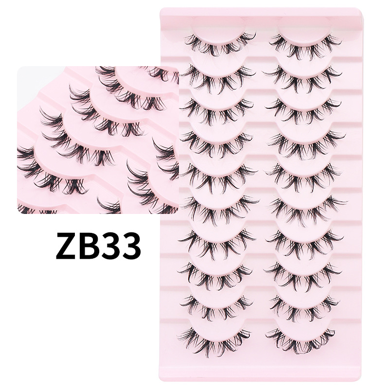 Casual Vacation Solid Color Artificial Fiber False Eyelashes 1 Set display picture 5