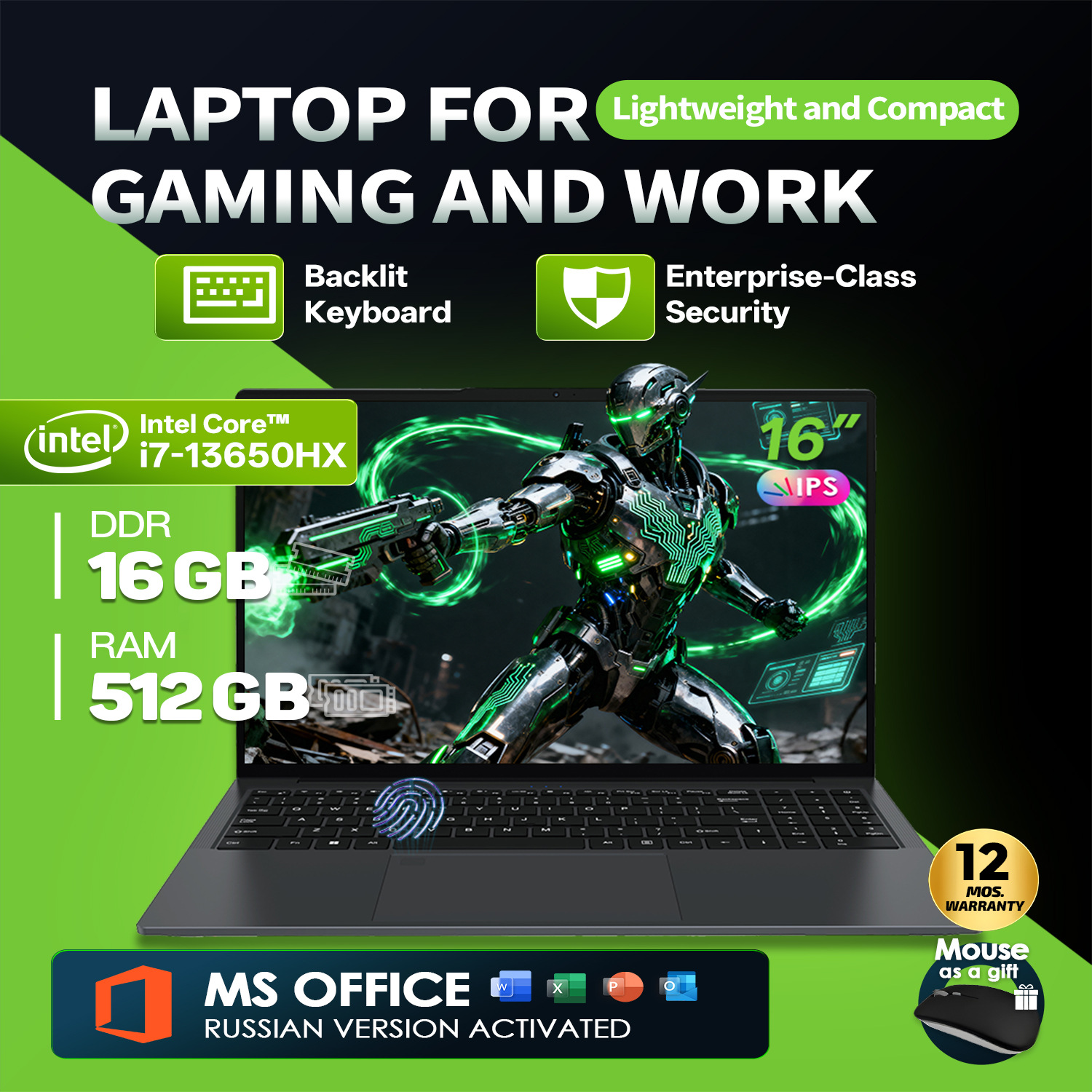 Szbox Core I7-13650h 16inch Thin And Light Business Notebook Computer