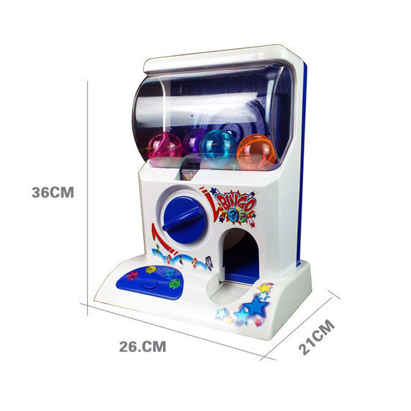 Mini máquina de torsión de huevos para niños transfronterizos pequeño juguete para niños domésticos agarrando música Moneda de caramelo regalo máquina de juego