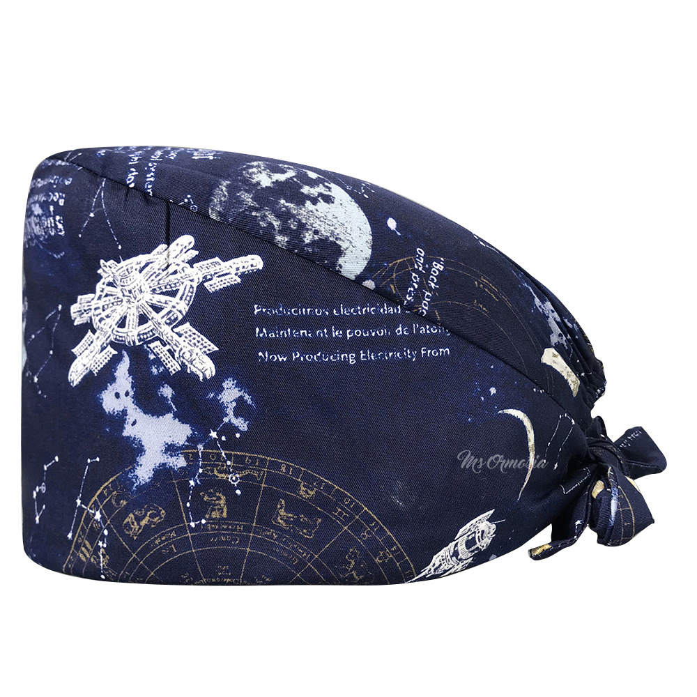 De gama alta de dibujos animados de Mickey patrón de dibujos animados casquillo de la enfermera médico casquillo quirúrgico mascota empleado tapa de trabajo AliExpress