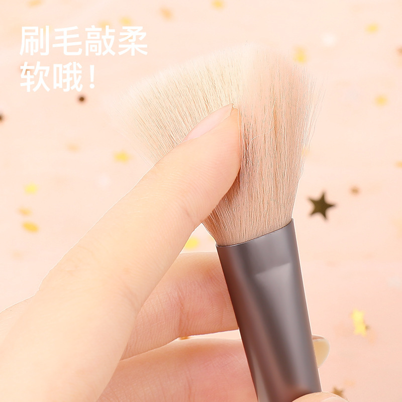 麦欧麗軟毛化化粧ブラシセット8本入散粉ハイライトブラッシュリップブラシセット化粧道具セット|undefined