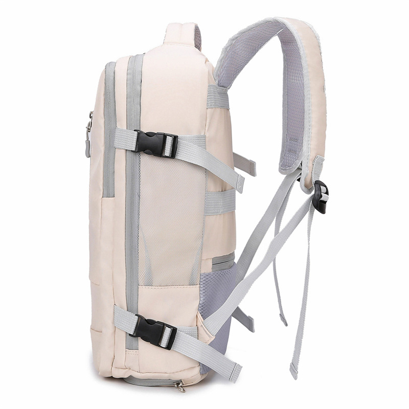 Mochila transfronteriza nueva para mujer, gran capacidad, separación en seco y húmedo, múltiples compartimentos, viajes de negocios al aire libre, momia, mochilero